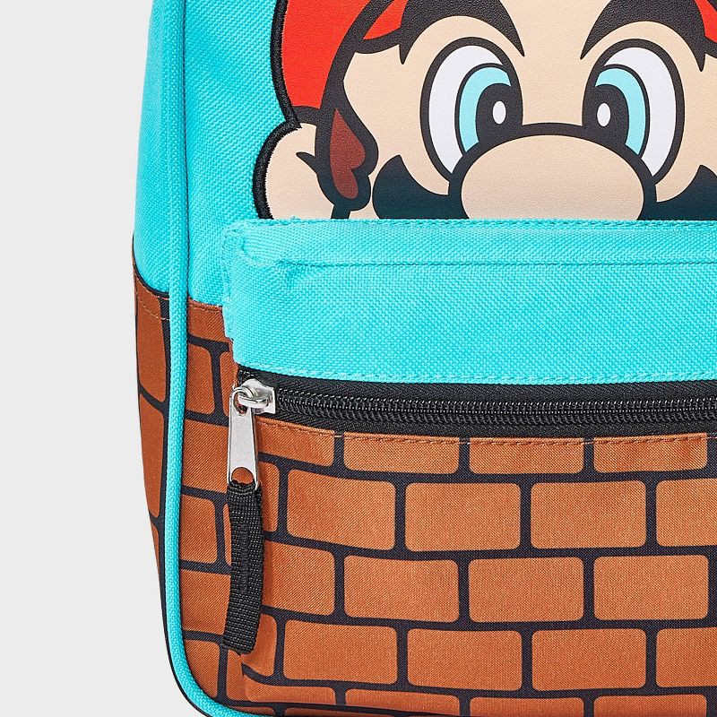 slide 4 of 4, Boys' Super Mario Mini Backpack - Blue, 1 ct
