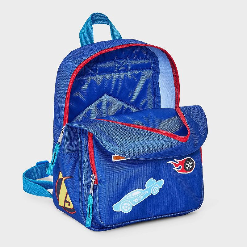 slide 3 of 4, Boys' Hot Wheels Mini Backpack - Navy, 1 ct