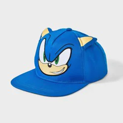Sonic the Hedgehog Boys' Sonic In Your Face Hat - Blue