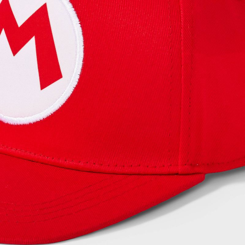 slide 3 of 3, Boys' Super Mario Hat - Red, 1 ct