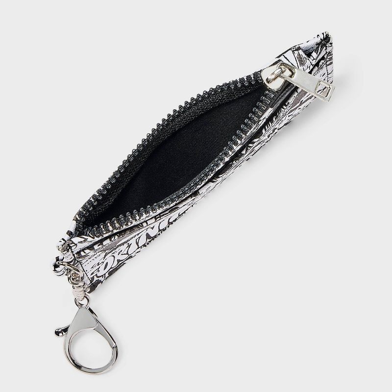 slide 3 of 5, Boys' Fortnite Zip Card Wallet - Black/White, 1 ct