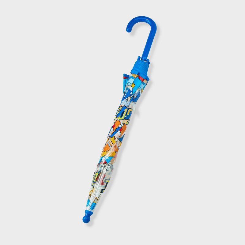 slide 2 of 2, SegaSonic the Hedgehog Boys' Sonic Umbrella - Blue, 1 ct