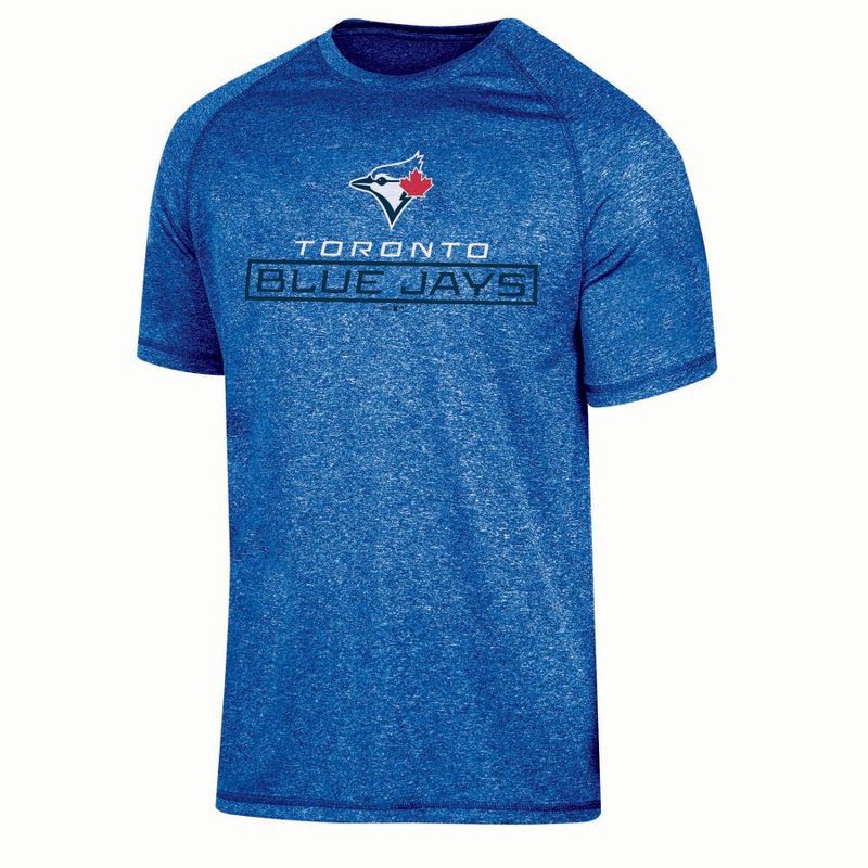 slide 1 of 3, MLB Toronto Blue Jays Men's Poly T-Shirt - L, 1 ct