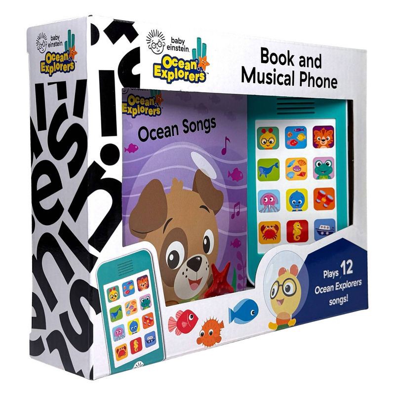 slide 3 of 6, Baby Einstein Ocean Explorers - Ocean Songs Book and Musical Phone Box Set, 1 ct