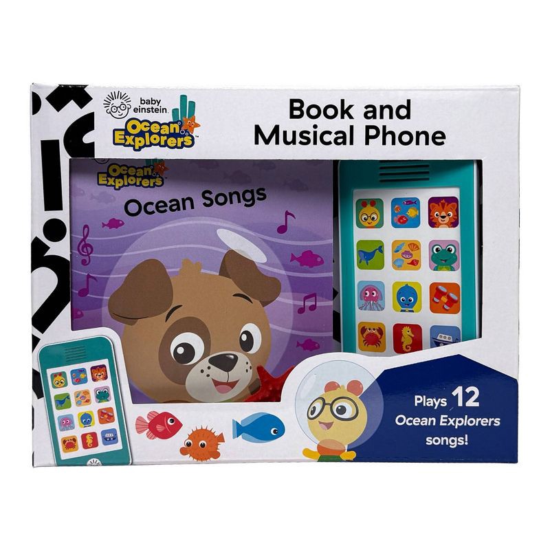 slide 1 of 6, Baby Einstein Ocean Explorers - Ocean Songs Book and Musical Phone Box Set, 1 ct