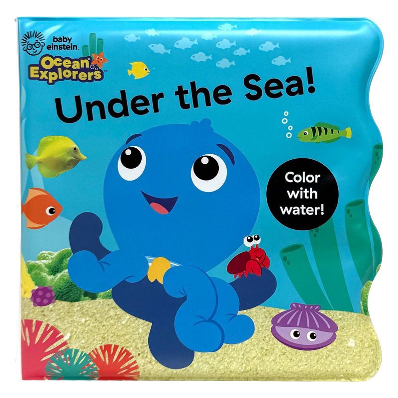 slide 3 of 7, Baby Einstein Under the Sea! Color Change Waterproof Bath Book, 1 ct