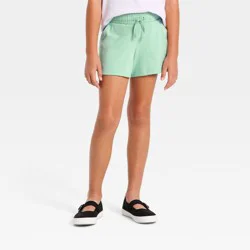 Girls' Pull-On Knit Shorts - Cat & Jack™Mint Green L