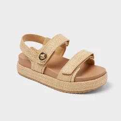 Women's Tanner Sandals with Memory Foam Insole - A New Day™ Tan 7.5