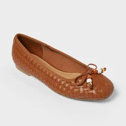 Women's Merritt Flats with Memory Foam Insole - Universal Thread™ Cognac 9