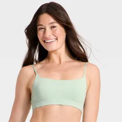 Women's Seamless Value Bralette - Auden™ Mint Green M
