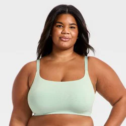 Women's Seamless Value Bralette - Auden™ Mint Green XXL