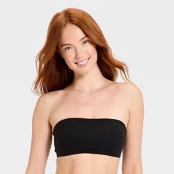 Women's Luxe Stretch Unlined Bandeau - Auden™ Black XL