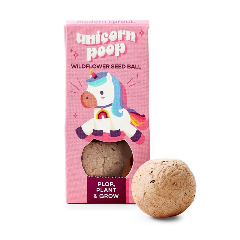 slide 2 of 14, Modern Sprout Unicorn Mixed Arrangement Flower Seeds, 1 ct