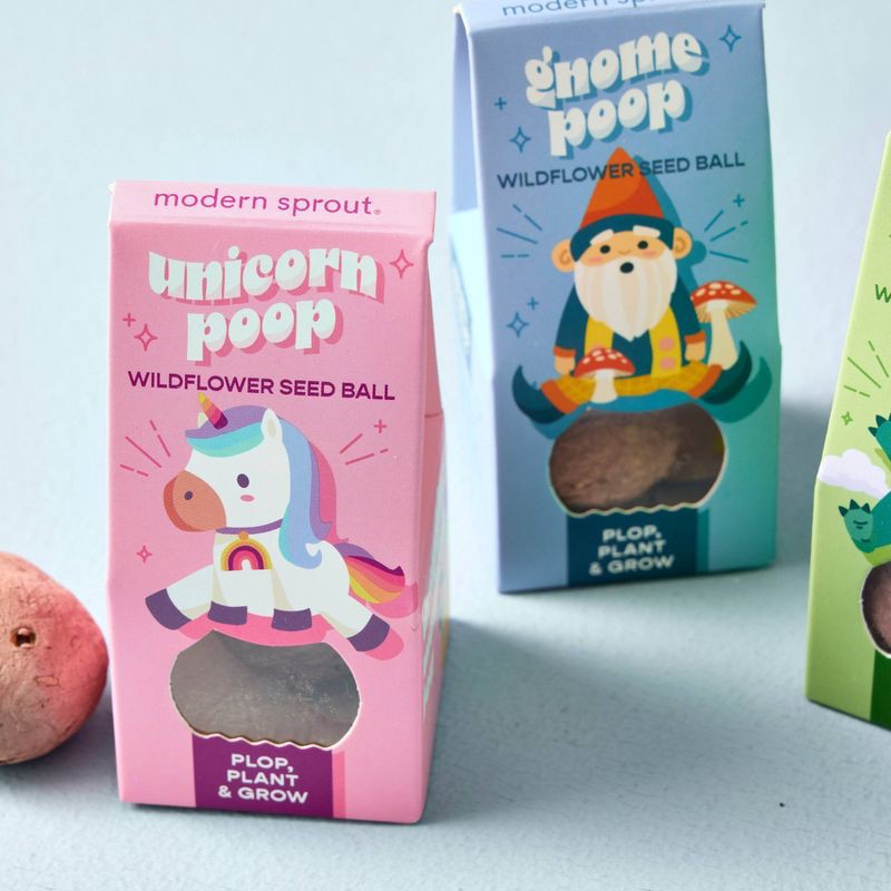 slide 7 of 14, Modern Sprout Unicorn Mixed Arrangement Flower Seeds, 1 ct