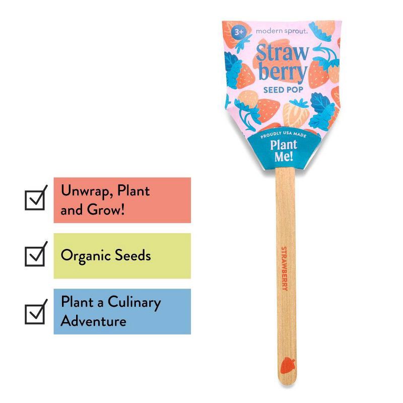 slide 12 of 15, Modern Sprout Strawberry Seed Starter Kit, 1 ct