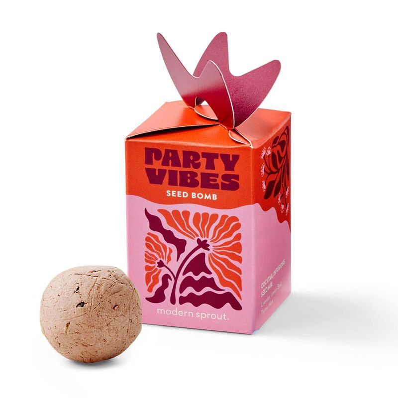 slide 2 of 8, Modern Sprout Mixed Arrangements Party Vibes Seed Bomb, 1 ct