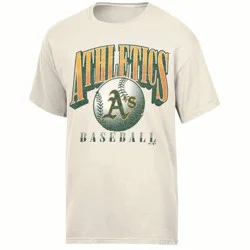 MLB Athletics Women's Parchment Comfort Wash T-Shirt - M