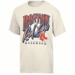 MLB Boston Red Sox Women's Parchment Comfort Wash T-Shirt - XXL