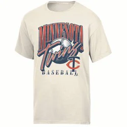 MLB Minnesota Twins Women's Parchment Comfort Wash T-Shirt - M