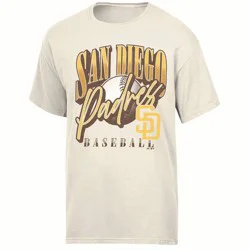 MLB San Diego Padres Women's Parchment Comfort Wash T-Shirt - M