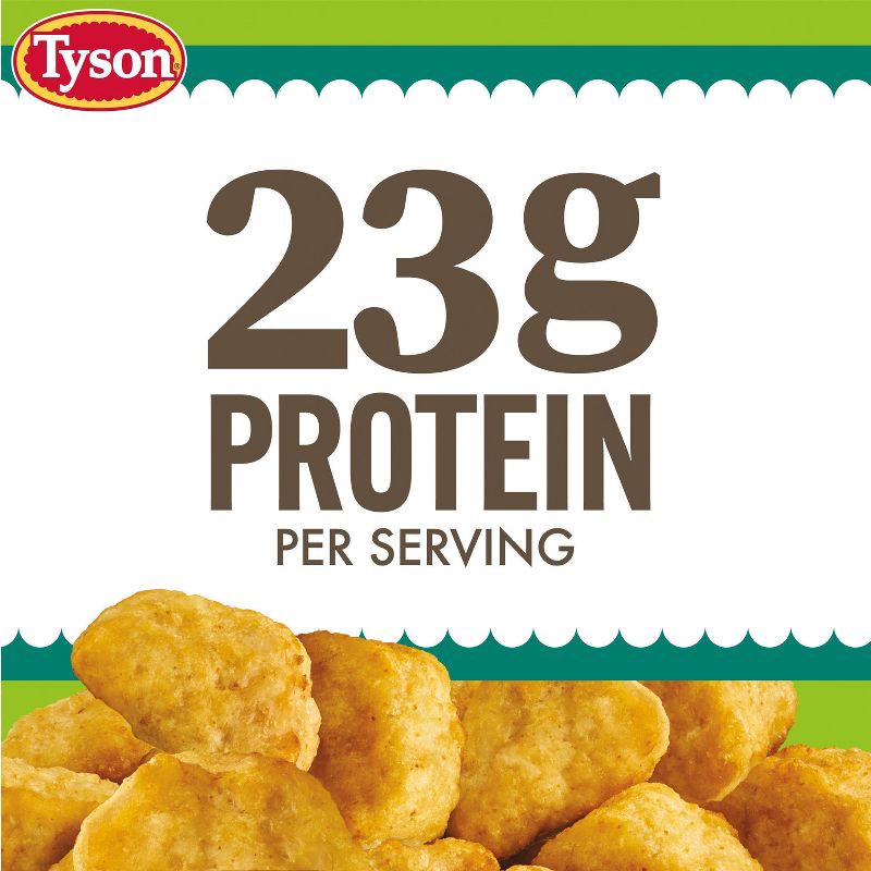 slide 3 of 10, Tyson Simple Chicken Nugget - Frozen - 22oz, 22 oz