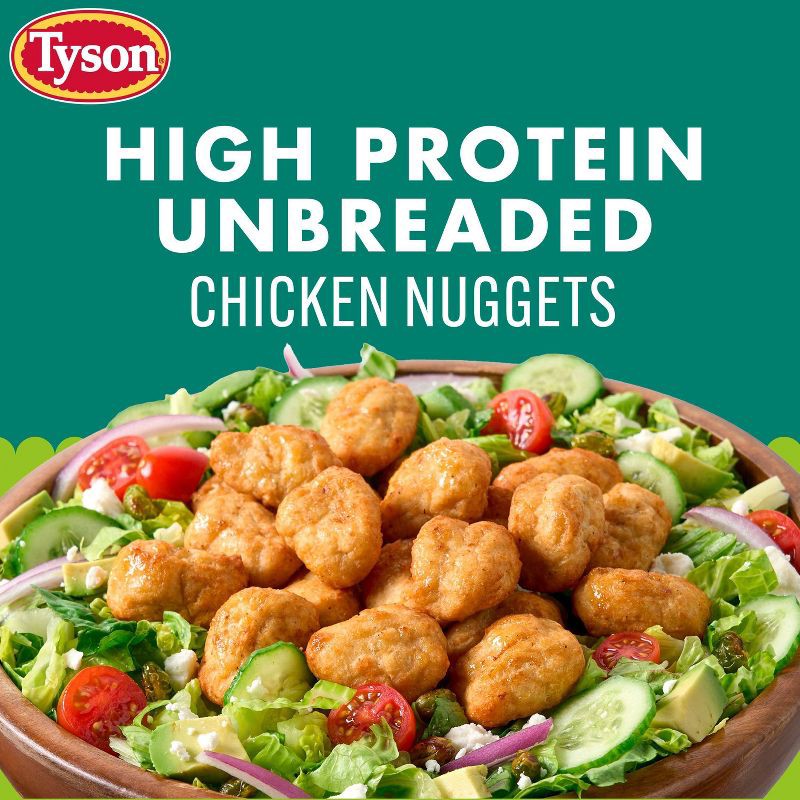 slide 4 of 10, Tyson Simple Chicken Nugget - Frozen - 22oz, 22 oz