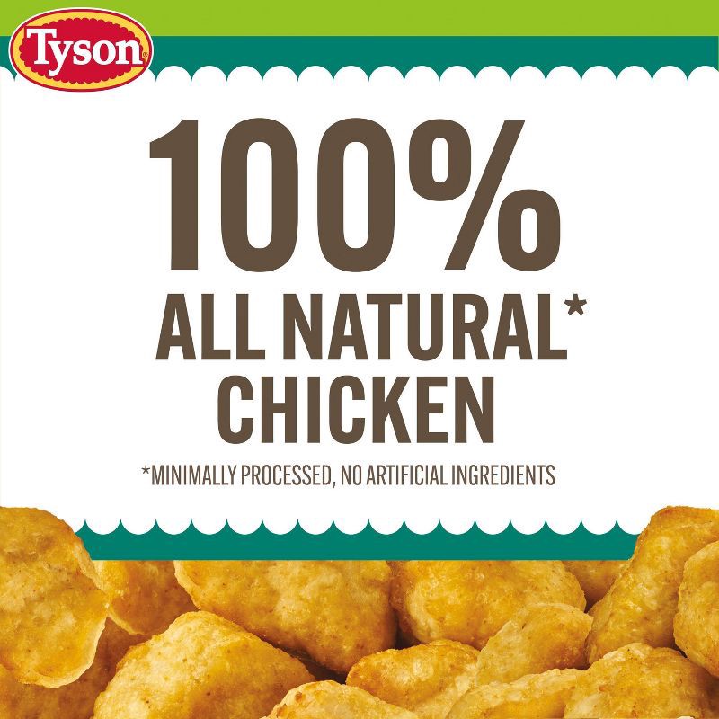 slide 5 of 10, Tyson Simple Chicken Nugget - Frozen - 22oz, 22 oz
