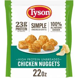 Tyson Simple Chicken Nugget - Frozen - 22oz