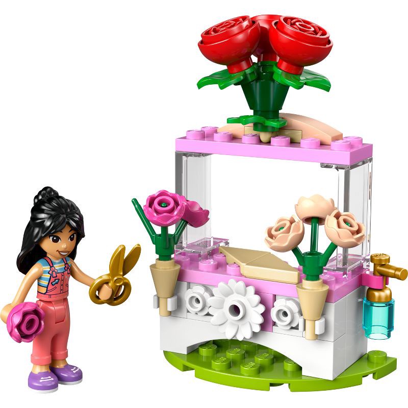 slide 2 of 5, LEGO Friends Flower Stand with Roses 30721, 1 ct