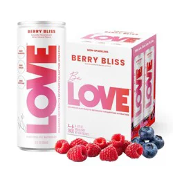 Be LOVE Berry Bliss Balanced Electrolyte Drink for Anytime Hydration - 4pk/12 fl oz