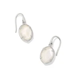 Kendra Scott Henley Drop Earrings - Ivory/Silver