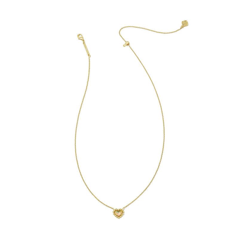 slide 2 of 2, Kendra Scott Anna Framed Pendant Necklace - White/Gold, 1 ct