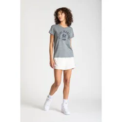 MLB Miami Marlins Women's Champion Gray Tri-Blend T-Shirt - M