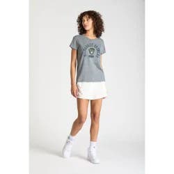 MLB Milwaukee Brewers Women's Champion Gray Tri-Blend T-Shirt - S