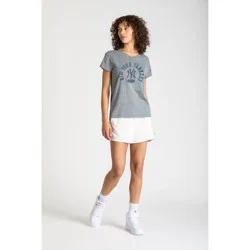 MLB New York Yankees Women's Champion Gray Tri-Blend T-Shirt - L