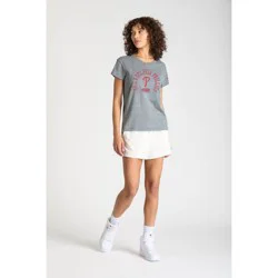 MLB Philadelphia Phillies Women's Champion Gray Tri-Blend T-Shirt - S