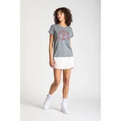 MLB Philadelphia Phillies Women's Champion Gray Tri-Blend T-Shirt - M
