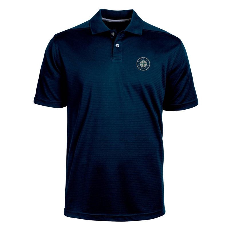 slide 1 of 3, MLB Seattle Mariners Men's Polo T-Shirt - L, 1 ct