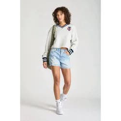 MLB Minnesota Twins Women's Champion Boxy Sweatshirt - M