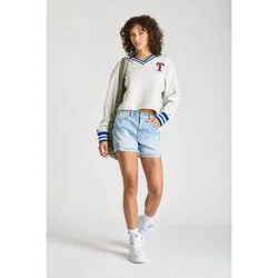 MLB Texas Rangers Women's Champion Boxy Sweatshirt - XL