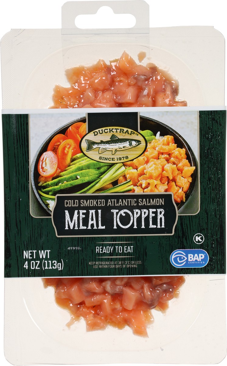 slide 7 of 14, Ducktrap River of Maine Cold Smoked Atlantic Salmon Meal Topper 4 oz, 4 oz