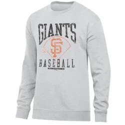 MLB San Francisco Giants Men's Ash Crewneck Sweatshirt - M