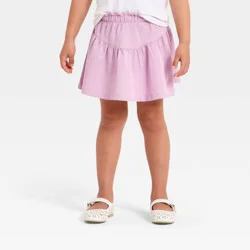 Toddler Girls' Twill Skort - Cat & Jack™ Purple 4T