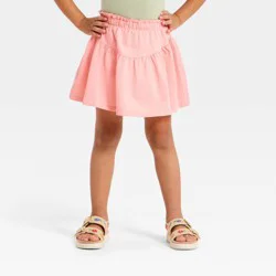 Toddler Girls' Twill Skort - Cat & Jack™ Peach 12M