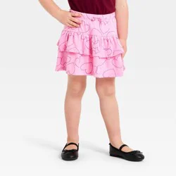 Toddler Girls' Hearts Skort - Cat & Jack™ Pink 2T