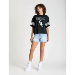 MLB Chicago White Sox Women's Champion Sequin Print T-Shirt - L