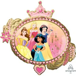 Anagram 34" Disney Princess Supershape Foil Balloon