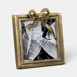 4"x4" Metal Bow Table Frame Antique Brass - Threshold™