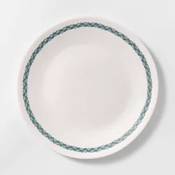 Threshold designed w/Studio McGee Melamine Braided Edge Dinner Plate - Threshold™ designed with Studio McGee