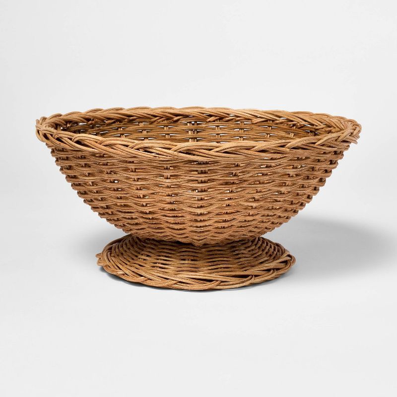 slide 1 of 4, Threshold designed w/Studio McGee Braided Woven Rattan Bowl - Threshold™ designed with Studio McGee, 1 ct